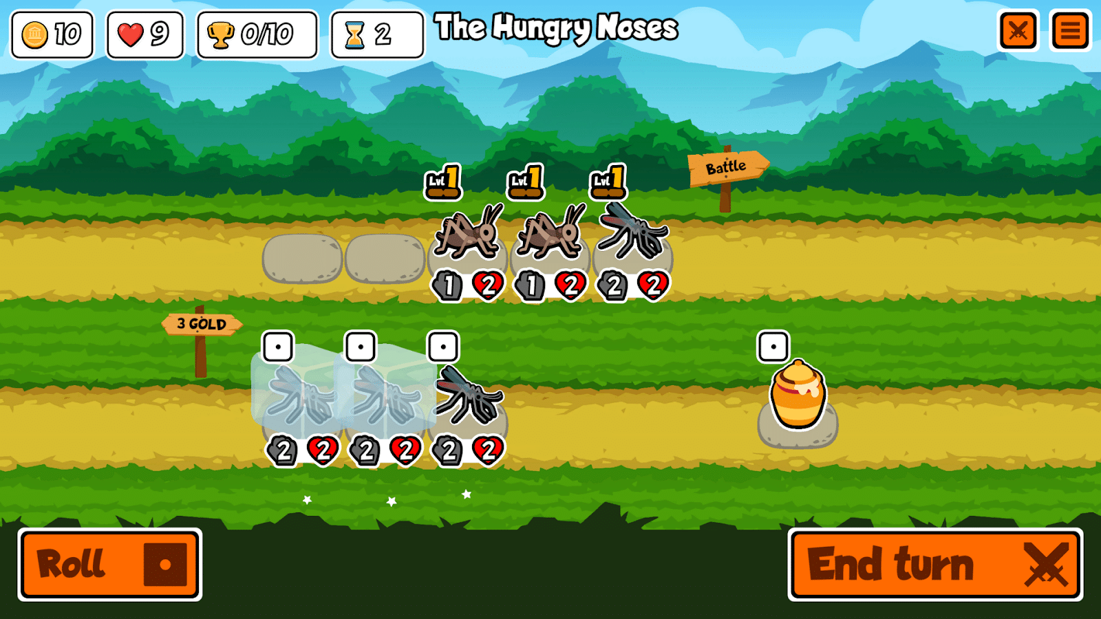 Super Auto Pets cricket and mosquitos