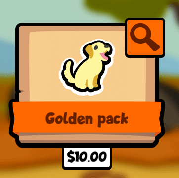 Purchase new packs to get access to more pets