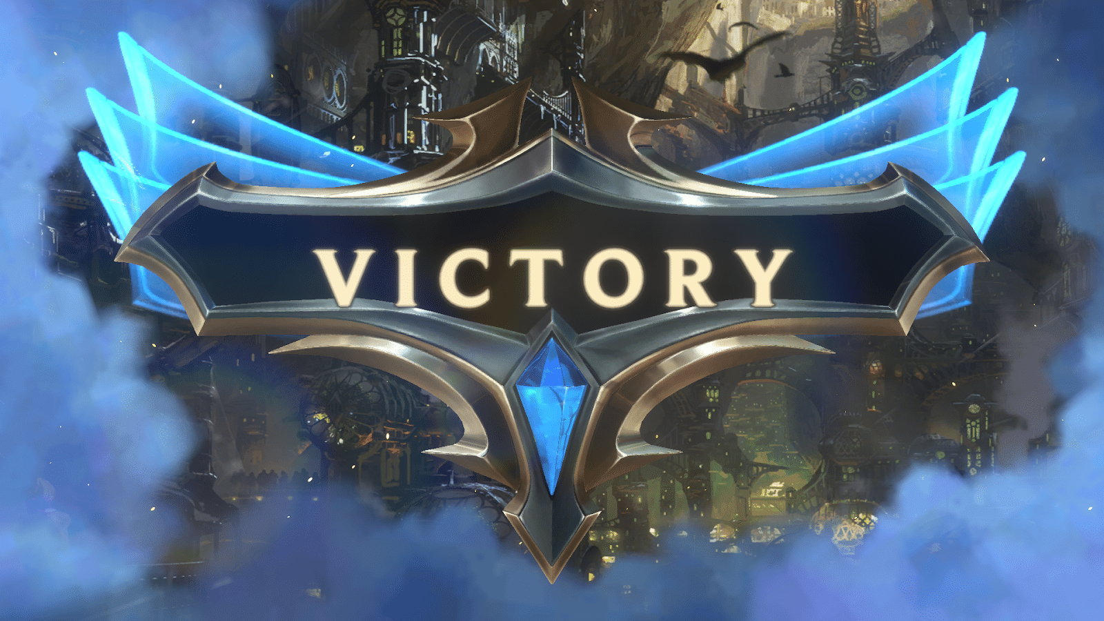 Victory screen in the Path of Champions.