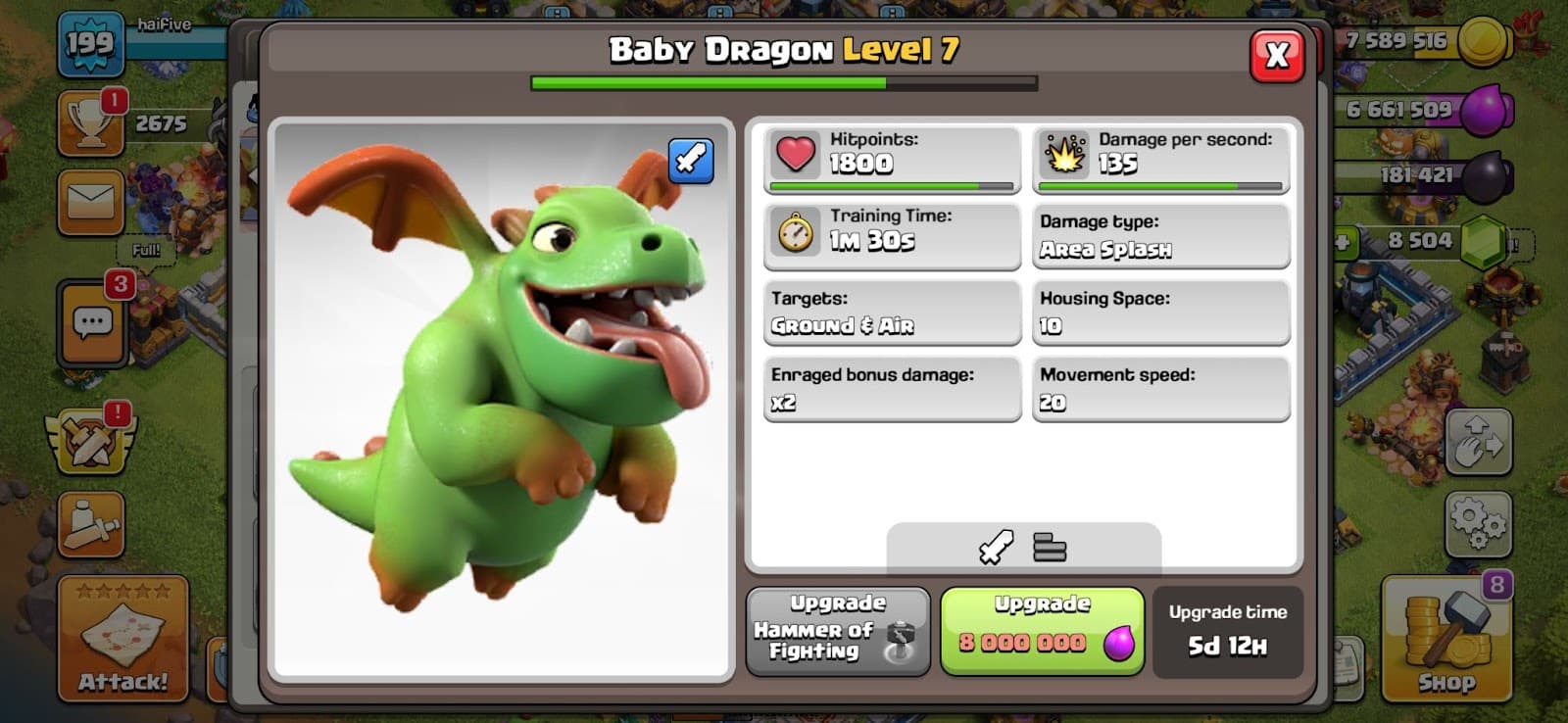 Baby dragons are a great starting defender