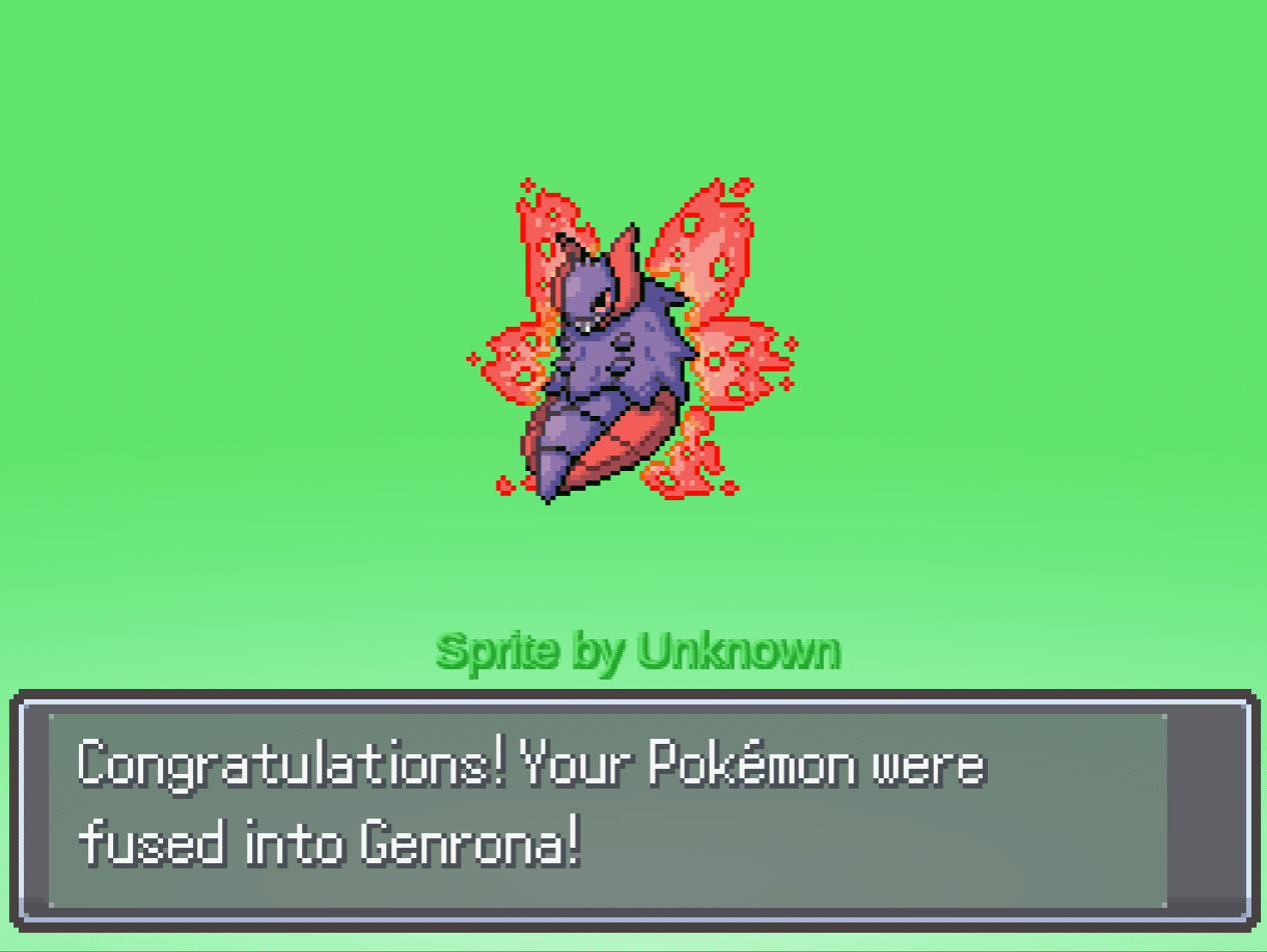 A fusion between Gengar and Volcarona.