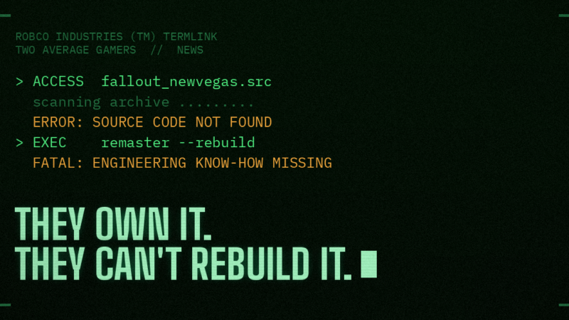 Bethesda Can’t Remake Fallout: New Vegas – And Why That Matters for Gaming History
