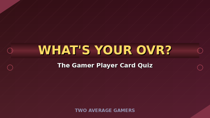 What’s Your Gamer OVR? Take the 2K-Style Player Card Quiz